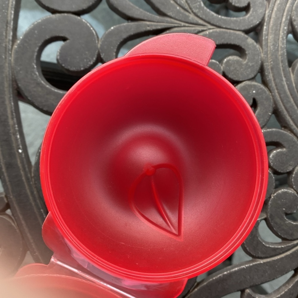 TUPPERWARE - Red Apple Keeper Container - Picture 7 of 9